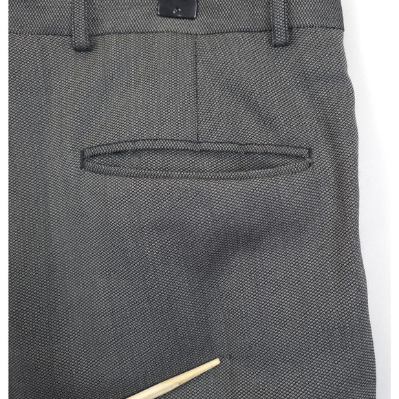 Pierre Cardin 100% Wool Dress Pants 34x29 Gray Birdseye Pleated Cuffed Office - Picture 11 of 12